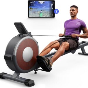 Roeimachine - Roeiapparaat - Roeitrainers - Hometrainer - Hometrainers Fitness - Hometrainer Fitness - Roeimachine Inklapbaar - Hometrainer Opvouwbaar - Hometrainer Inklapbaar - Roeimachine Inklapbaar - 16 Weerstandsniveaus - Met Bluetooth