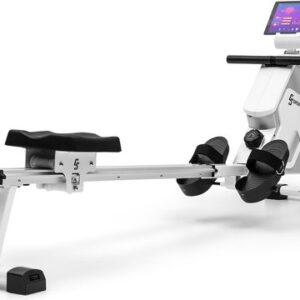Capital Sports Stream M1 Magnetische Roeitrainer - Roeimachine - 8 Standen - Magneetweerstand - Tablethouder - Trainingscomputer Met LCD-Display - Aluminium - Wit