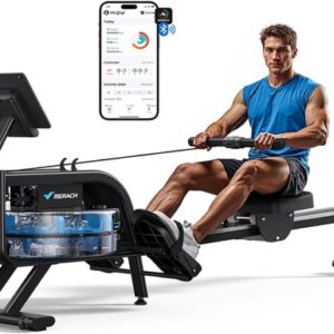 MERACH Water Resistance Roeitrainer - Water roeitrainer - Roeimachine - Roeitrainers voor Thuis - Met App en Bluetooth