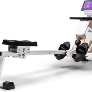 Capital Sports Stream M1 Magnetische Roeitrainer - Roeimachine - Uiterst efficiënte training - 8 Standen - Magneetweerstand - 105 cm lange aluminium rails - Tablethouder - Aluminium