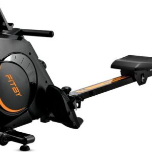 Fitby Roeitrainer - Roeimachine inklapbaar – Roeitrainer met verstelbare weerstand - Fitness roeitrainer - 16 Weerstandniveaus - LCD monitor - Weergave in Miles - Zwart
