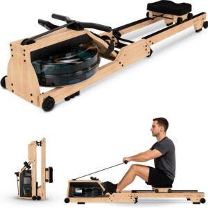 Flowsense Roeimachine hout op waterweerstand