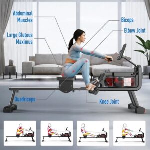 Equivera Roeimachine - Roei Apparaat - Roeimachine voor Thuis - Roeien - Fitness Machine