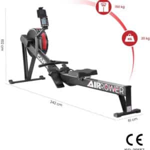 Roeitrainer - CARE - AIR ROWER connected