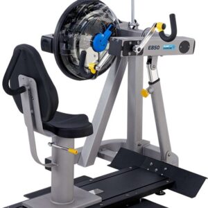Fluid Rower E850 Club UBE Roeitrainer - Hartslagmeter - Roeimachine met 10 weerstanden - Bluetooth - Zilver