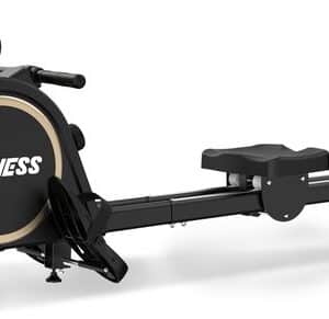Opvouwbaar Roeimachine met Bluetooth - Magnetische Roeitrainer - met LCD-scherm en 16 weerstandsniveaus - Maximale capaciteit 160 KG - Stil - Zwart