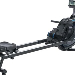 Skandika Nemo IV Water Roeimachine – Roeitrainers - Water Roeimachine – Roeiapparaat fitness voor thuis, met waterweerstand, compatibel met Kinomap App, Bluetooth, computer, tablethouder, ruimtebesparende opstelling – Roeimachines - zwart