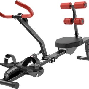 Roeimachine - Roeiapparaat - Roeitrainers - Hometrainer - Hometrainers Fitness - Hometrainer Fitness - Roeimachine Inklapbaar - Hometrainer Opvouwbaar - Hometrainer Inklapbaar - Roeimachine Inklapbaar - 12 Weerstandsniveaus - Hele Lichaam