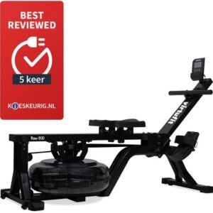 VirtuFit Row 800 Roeitrainer - Water Resistance - Inklapbaar - Hartslagfunctie - 8 Trainingsniveaus - Roeitrainers - Roeimachine voor Thuis