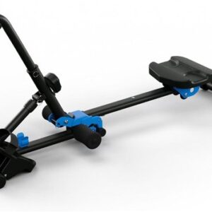Roeitrainer Inklapbaar - Hometrainer - Roeimachine Fitness - Zwart en Blauw