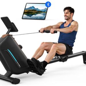 Roeitrainer Inklapbaar - Hometrainer - Roeimachine Fitness - Zwart