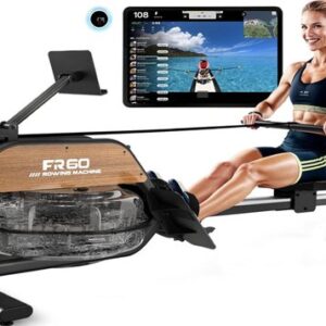 FR60 Water Resistance Roeitrainer - Water roeitrainer - Roeimachine Waterweerstand - Roeitrainers voor Thuis - Met App en Bluetooth