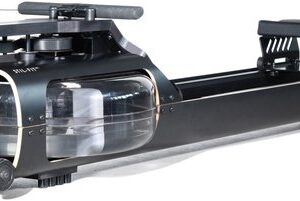 Stil-Fit Flow One Roeitrainer Zwart - Waterweerstand, Compact Design | Full-Body Workout | Houten Frame | 4,3" Touchscreen