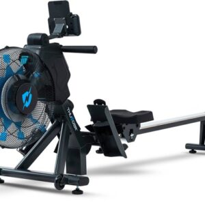 THUNDER® Roeitrainer | FLY | Magnetische + Luchtweerstand | Opklapbaar & Stil | Tot 150kg | LCD-scherm | Hartslagfunctie | Transportwielen | Full-body workout voor thuis |