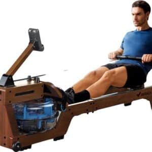 MERACH R14 Water Resistance Roeitrainer - Water roeitrainer - Roeimachine - Roeitrainers voor Thuis - Oak - Met App en Bluetooth