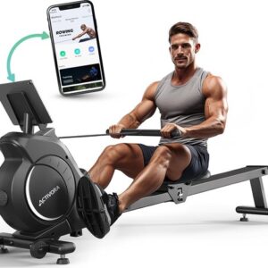 Activora Roeitrainer - Inclusief App - 16 weerstandsniveaus - Magnetisch weerstandsysteem - Roeitrainers - Roeimachine - Roeiapparaat - Hometrainer - Stilte systeem