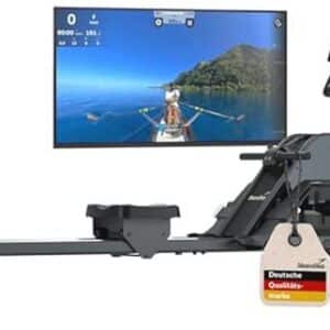 Water Roeimachine met Variabele Waterweerstand - Inklapbaar en Met Bluetooth - Ideaal voor Thuis Fitness