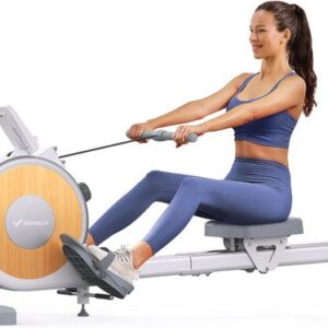 Magnetisch Roeitoestel voor Thuis met 16 Weerstandsniveaus - Ruimtebesparend en Tot 150 kg Belastbaar