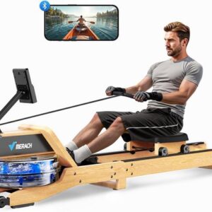 Opvouwbare Waterroeimachine met Comfortabel Zitvlak en Interactieve App voor Thuisfitness