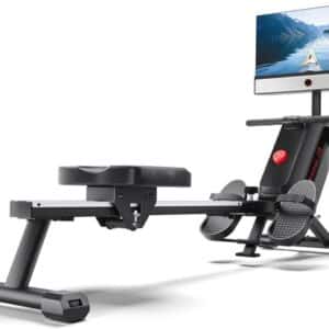 Roeitoestel voor thuis met 21,5 inch scherm, ergonomische zitting en opklapbaar ontwerp