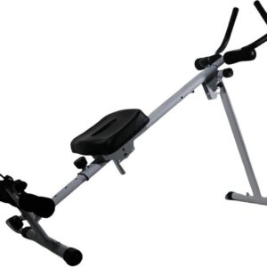 Roeimachine voor Thuis - 4 in 1 Multifuntionele Fitnessapparatuur met 2 Weerstandsinstellingen en Verstelbare Handgrepen