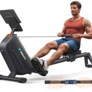 Stille Magnetische Roeitrainer met Verlengde Rails en Exclusieve App