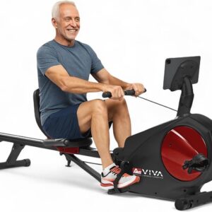 2-in-1 Roeimachine met Ligergometer en Magneetrem