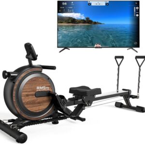 Roeitrainer – Roeimachine – Roeiapparaat – Roeiapparaat – Roeitrainer Magnetisch – 16 Weerstandsniveaus – Inklapbaar Compact – Stevig Stalen Frame