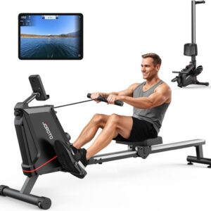 Magnetische Roeitrainer voor Thuis met Bluetooth en Hoog Gewichtscapaciteit