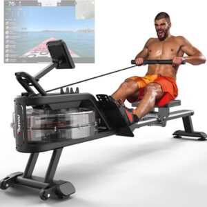 Vouwbare Water Roeimachine voor Thuisgymnastiek met Bluetooth en LCD Scherm