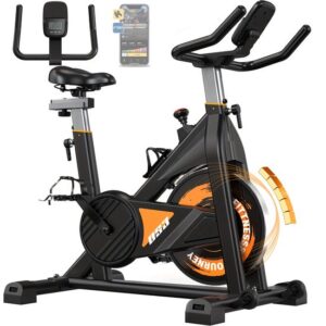 Magnetische Roeitrainer – Fitnessmachine – Hometrainer – Indoor Trainer – Sportapparaat – 16 Weerstandsniveaus – Compact Opvouwbaar – Oranje