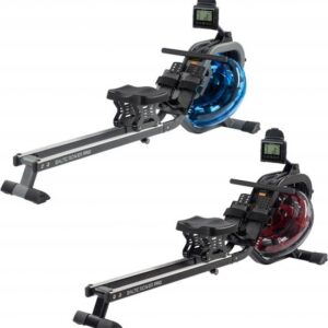 cardiostrong Roeitrainer Baltic Rower Pro blauwe tank, grijs frame