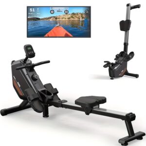 Roeimachine – Roeitrainer – Fitnessapparaat – Workoutmachine – Hometrainer – Inklapbaar Design – 16 Weerstanden Tot 300 Newton – Draagvermogen 150 kg