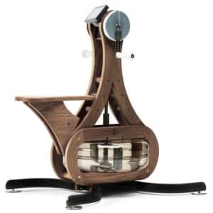 NOHRD WaterGrinder Bovenlichaamtrainer Eiken Vintage – Waterweerstand – Kracht & Uithoudingsvermogen – Inclusief Trainingsmonitor – Luxe Houten Design