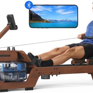 Opvouwbare Waterroeimachine met Comfortabel Zitvlak en Interactief Kaartspel voor Thuisfitness