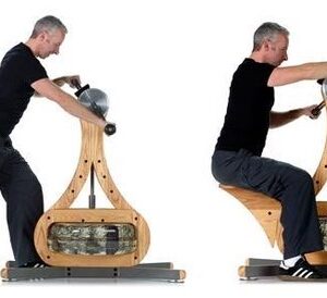 NOHRD WaterGrinder Bovenlichaamtrainer Beukenhout – Waterweerstand – Kracht & Uithoudingsvermogen – Inclusief Trainingsmonitor – Luxe Houten Design