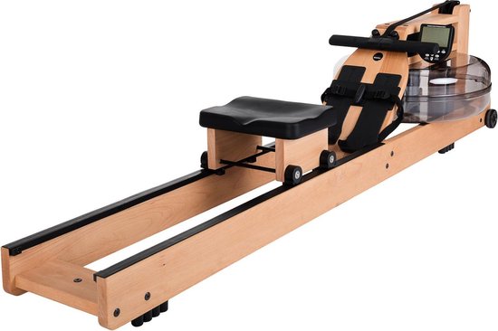 WaterRower Roeitrainer Beuken – Houten Roeimachine met Waterweerstand & LCD – Inklapbaar – Voor Thuis & Sportschool – Max. 150 kg