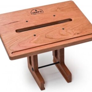 WaterRower Laptop Steun Kersenhout – Houten Laptophouder voor Roeitrainer – Geschikt voor Laptops tot 17 Inch – Eenvoudige Montage – Veiligheidsrand – Diverse Houtsoorten