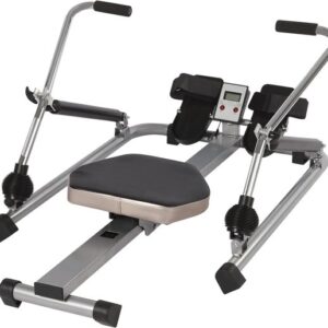 Roeimachine – Fitnessapparaat – Hydraulische Roeitrainer – Trainingsmachine – Roeitrainer Met LCD-Display – Instelbare Weerstand 15-55 kg – Duurzaam Stalen Frame