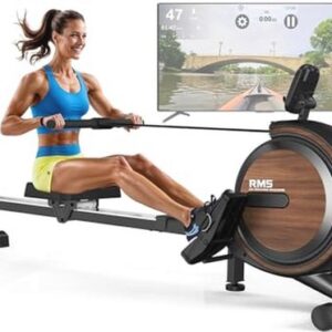 Roeitoestel voor Thuis met Instelbare Weerstand en Bluetooth Monitor - 170 kg Draagvermogen