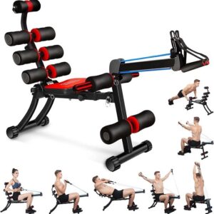 22-in-1 Opvouwbare Roeimachine - Core & Buiktraining voor Thuis Gym