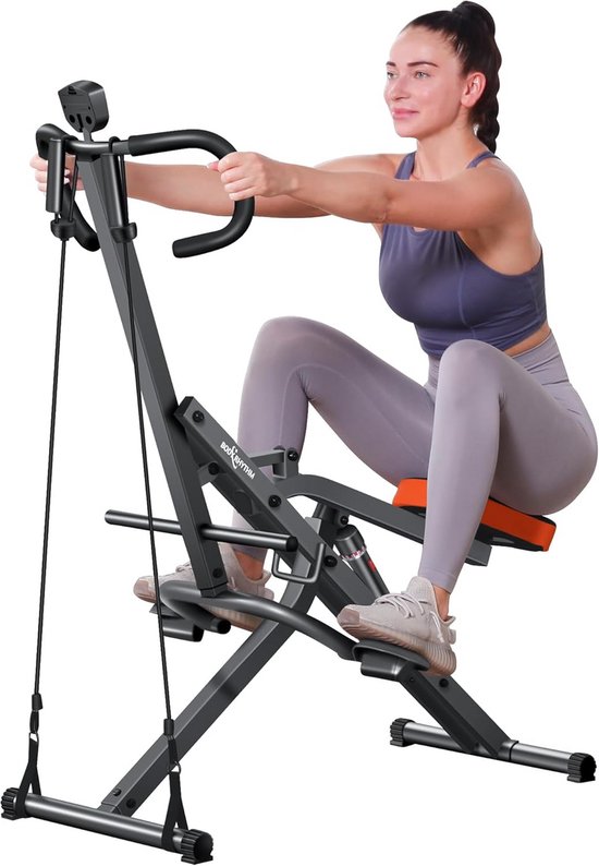 Squat Machine en Roeitrainer voor Full Body Workout Thuis