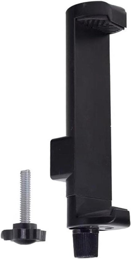 Roeimachine Telefoonhouder - Tablet Stand - Fitness Tracking - Veilige Antislip Pad - 110-205 mm - Zwart