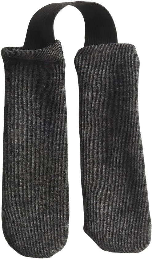 Roei Handvat Covers - Grip Verbeteraars - Comfortabel Trainen - Ademend Gebreid Katoen - 17 cm Lengte - Zwart