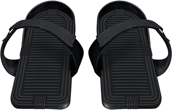 Roeipedalen - Reservepedalen Beentrainingspedalen - Fitness Training - Antislip en Duurzaam - 12.9 x 15.4 x 12.9 cm - Zwart