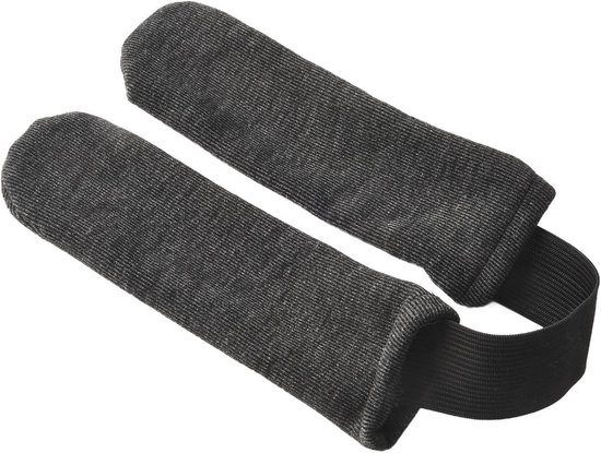 Roeimachine Handvat Covers - Grip Beschermers - Comfortabel Roeien - Blistervrije Handen - 16.9 cm - Zwart