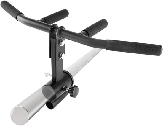 Roeigreep met T-stang - Roeiaccessoire Krachttraining - Gerichte Krachttraining - Verbeterd Stabiliteitsontwerp - 58.4 cm - Zwart