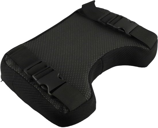 Roeimachine Zitkussen - Fitness Kussen - Comfortabel Trainen - Ademend en Koelend - 32 x 23 x 3 cm - Zwart