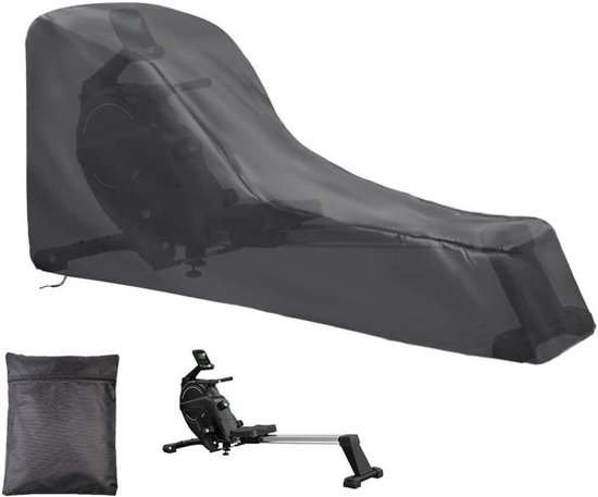 Roeimachinehoes - Beschermhoes Roeier - Bescherming Buiten - Water- en UV-bestendig - 208 x 104 x 61 cm - Zwart