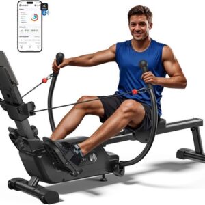 Roeitoestel Thuis - Full Body Trainer - Indoor Fitness - Dubbele Peddel Technologie - 154 x 72 x 75 cm